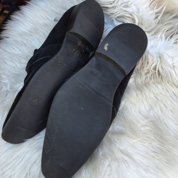 Stacy Adams Black suede stylized loafers 11.5 - Picture 2 of 11